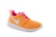 Basket Nike Roshe Run junior en canvas orange.