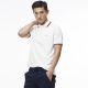 <p>Polo Lacoste manches courtes, slim fit ph3470 522 blanc et bleu marine.</p>