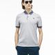 Polo Lacoste manches courtes ph7863 jh3 gris et bleu indigo.