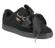 Puma Suede Heart Satin womens black black 362714 03