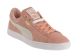 Basket Puma Suede Classic dame en daim rose.