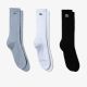 Lot de 3 paires de chaussettes Lacoste RA4182 P0F Silver Chine White Black