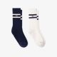 Lot de 2 Chaussettes Lacoste RA6842 HHW Navy Blue Flour