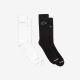 Chaussettes Lacoste RA8278 NBH White Black Silver Chine