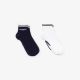 Lot de 2 paires de chaussettes Lacoste RA8495 525 Navy White