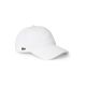 Casquette Lacoste en coton piqué rk0123 blanche.