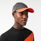 Casquette à carreaux Lacoste RK1097 QXI Noir Orange