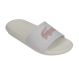 Sandales dame Lacoste Croco slide 119 3 CFA wht lt pnk 737CFA00051Y991