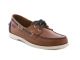 Chaussures Sebago Dockside B720128 brun orange et bleu.