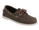 Chaussure bateau dockside sebago B72758 en daim brun.