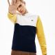 Sweatshirt col rond Lacoste SH5185 SM6 Navy Blue Flour Daba