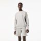 Sweatshirt col rond Lacoste SH5605 SJ1 Silver Chine Black White