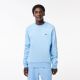 Sweatshirt col rond uni Lacoste SH9608 HBP bleu ciel