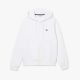 Sweatshirt à capuche zippé Lacoste SH9626 001 White