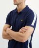 Side Stripe Polo Shirt Lyle & Scott  Navy SP1014 Z99