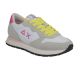 Basket Dames SUN68 Δ X Ally Z33201 01 Bianco Solid Nylon