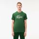 T-shirt grand logo monogrammé Lacoste TH2623 132 Green