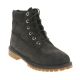 Bottines Timberland A14Z0 en  daim imperméable noir.