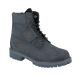 Bottines Timberland monochrome en daim imperméable bleu marine A176X.