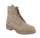 Bottines Timberland monochrome en daim imperméable beige moka A1779.