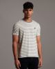 T-shirt Lyle & Scott TS1222V W438 stripe ringer lemon mid grey marl