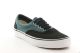 Chaussure Vans Era en toile noire et bleu.