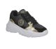 Basket Versace Jeans Couture dame Fondo Speedtrack Dis.2 Leather black Gold 72VA3SC7 ZP090 G89