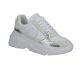 Basket Versace Jeans Couture dame Fondo Speedtrack Dis.2 White Silver 72VA3SC7 ZP090 LA3