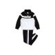 Survêtement Lacoste junior WJ0233 BLD blanc noir blanc