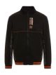 Sweatshirt Zippé Guess Eugene Black With Beige Z3YQ18 FL04W F9XY